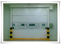 PVC快速卷簾門-抗風型