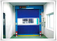 PVC快速卷簾門-手動型